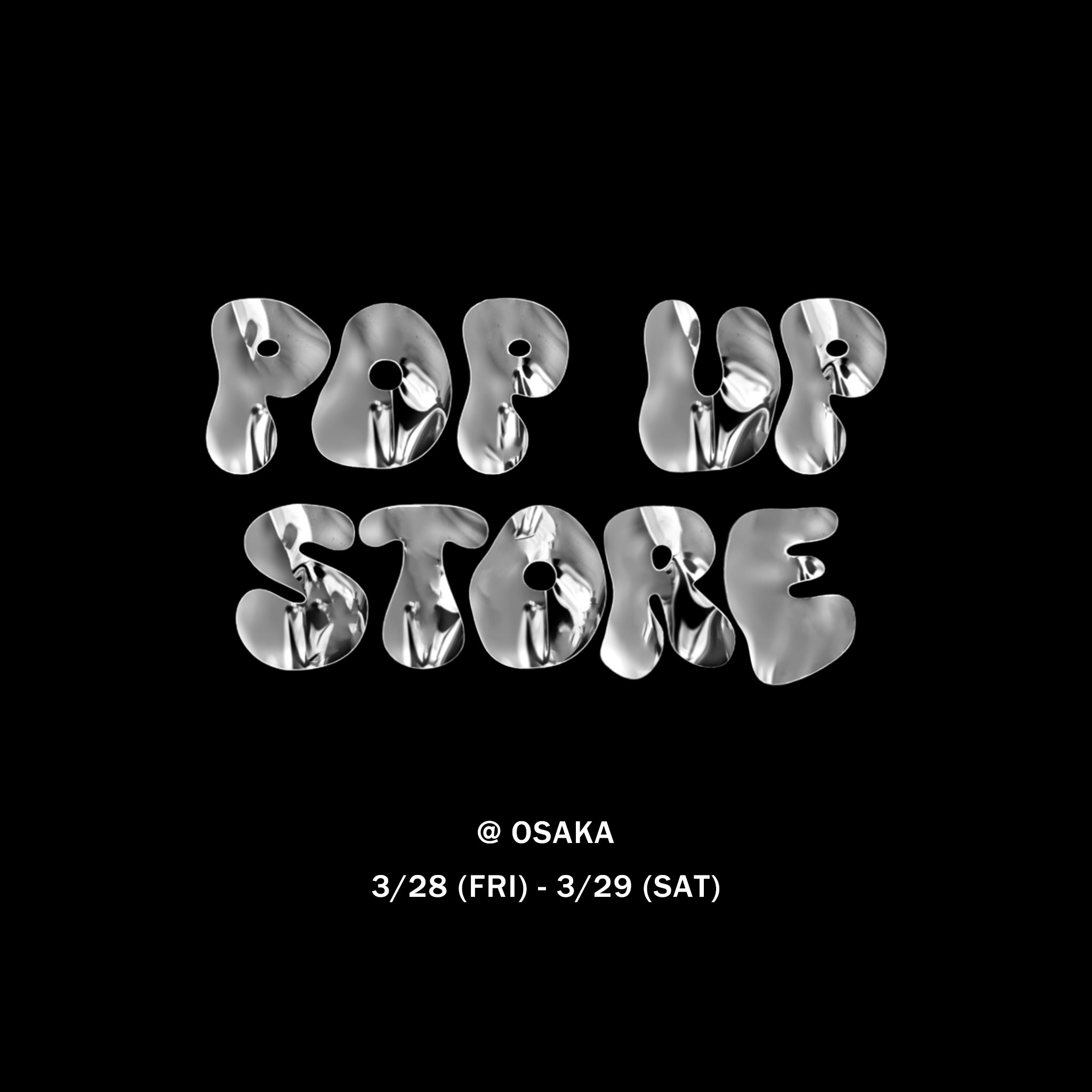 POP UP SHOP開催のお知らせ