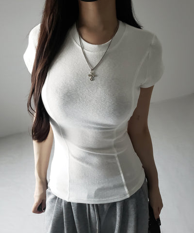 スーパーフィットスリムラインTシャツ / super fit slim line T-shirt