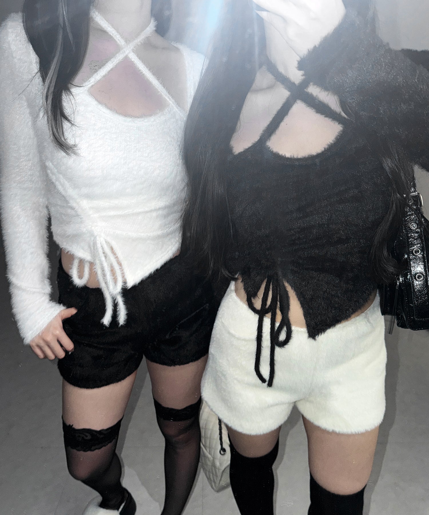 シャギーファータイトショートパンツ / shaggy fur tight short pants