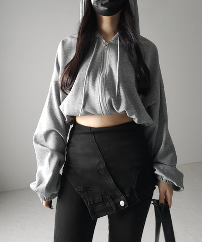 レイヤードウエストヴィンテージフレアデニム /layered waist vintage flare denim