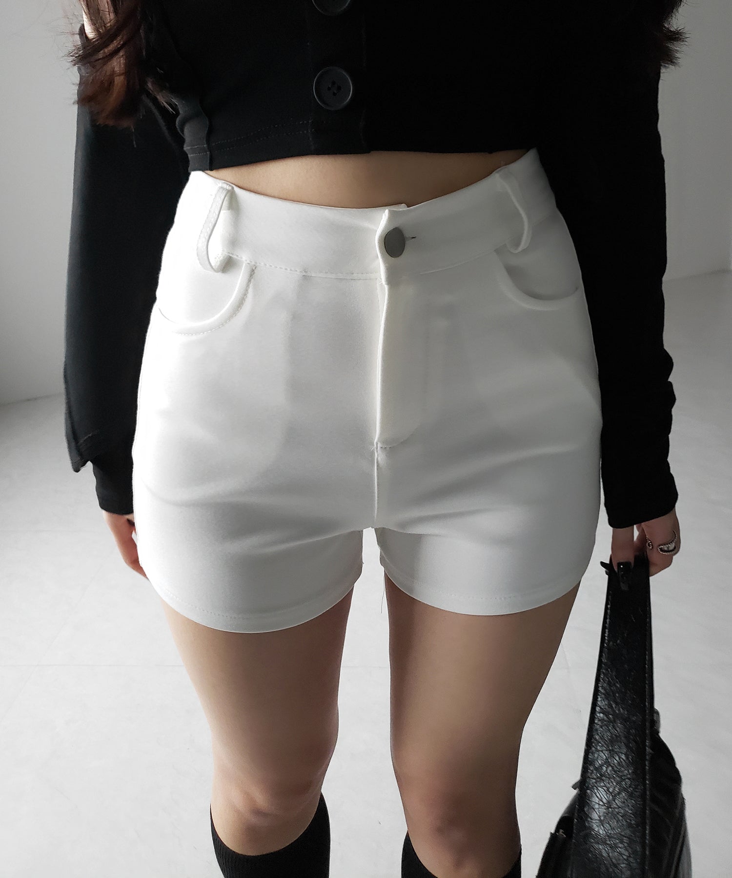 ハイウエストタイトスパンショートパンツ / high waist tight span short pants