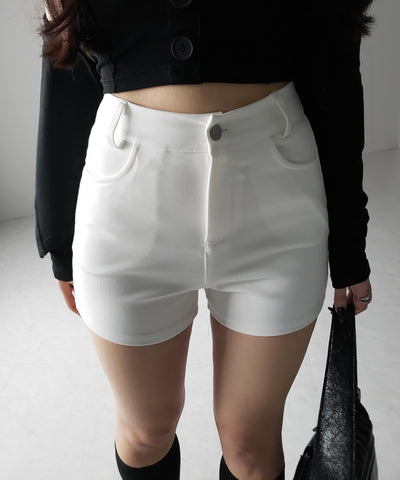 ハイウエストタイトスパンショートパンツ / high waist tight span short pants