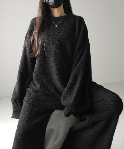【 セットアップ可能 】マシュマロタッチビッグプルオーバー / marshmallow touch big pullover