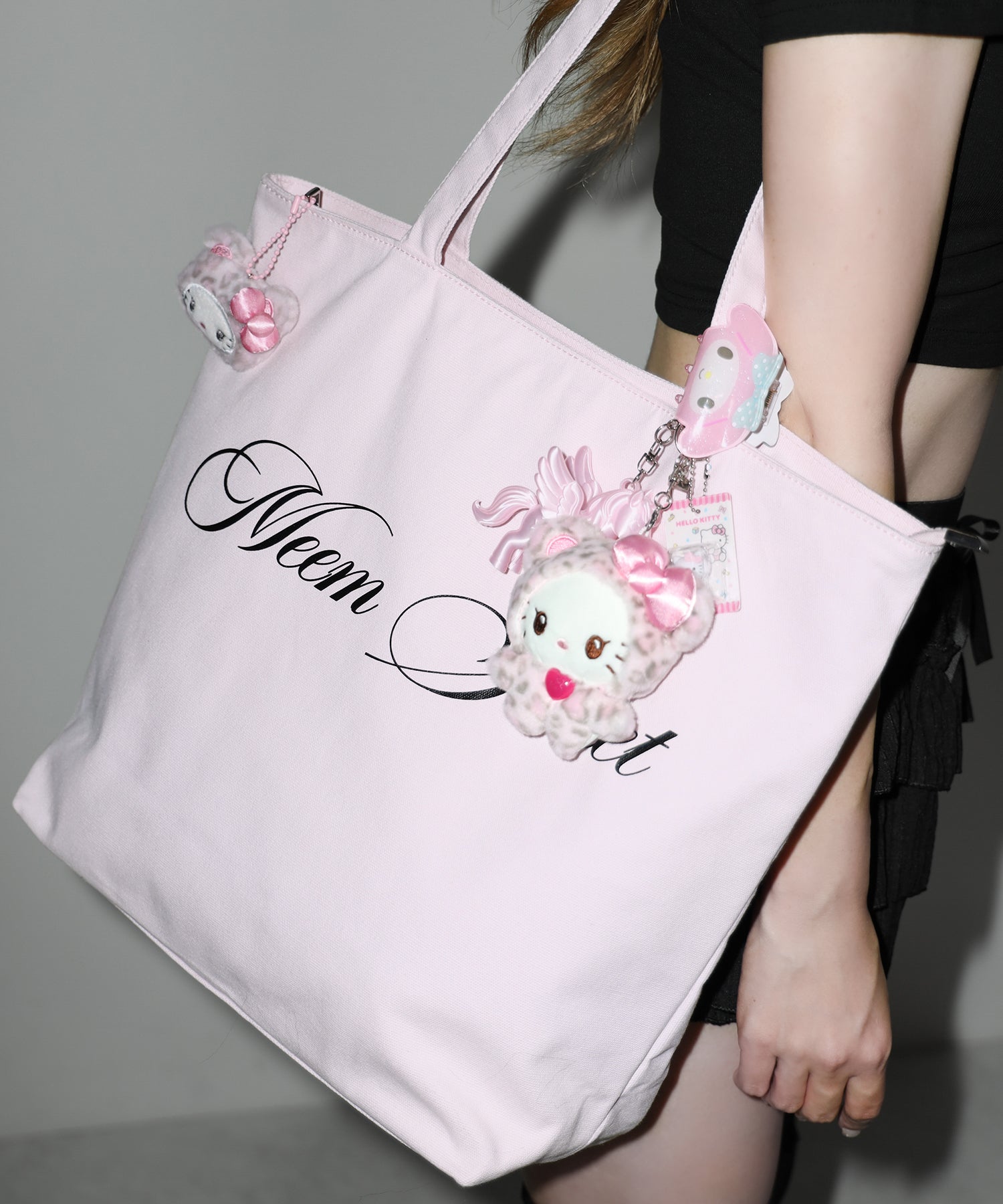 【 2color 】レタリングロゴトートバッグ / lettering logo tote bag