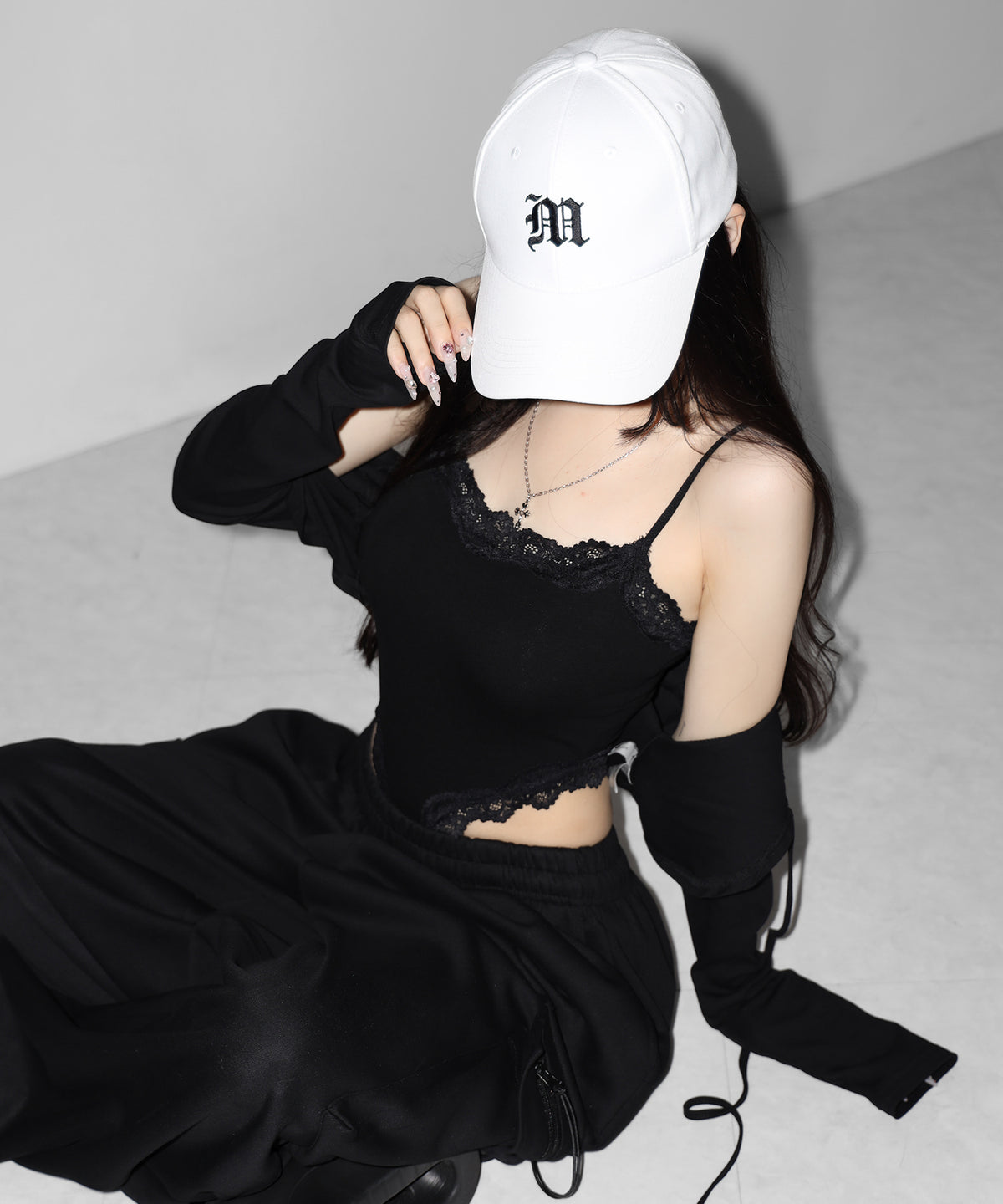【 新色ホワイト追加! 】M LOGO embroidery CAP / M LOGO 刺繍キャップ