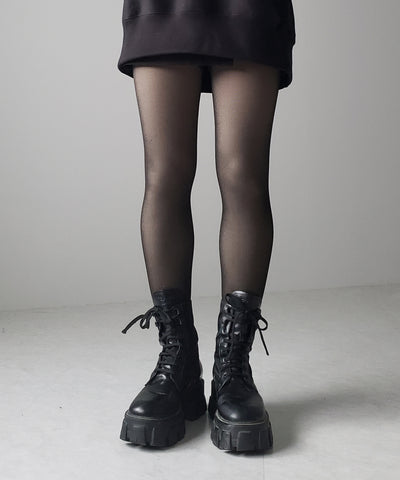 【 220デニール 】あったか裏起毛ストッキングフェイクタイツ