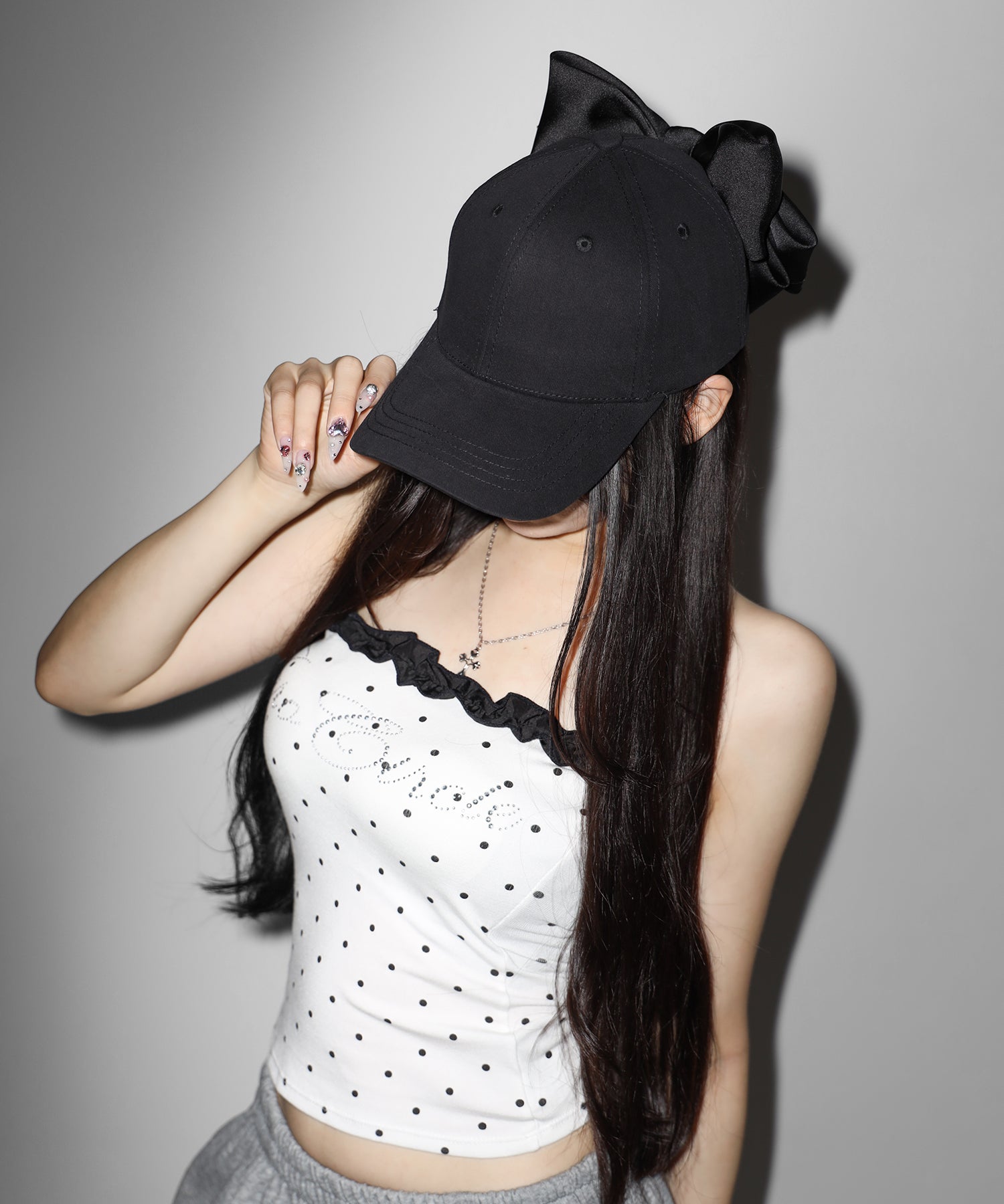 バックリボンキャップ / back ribbon CAP