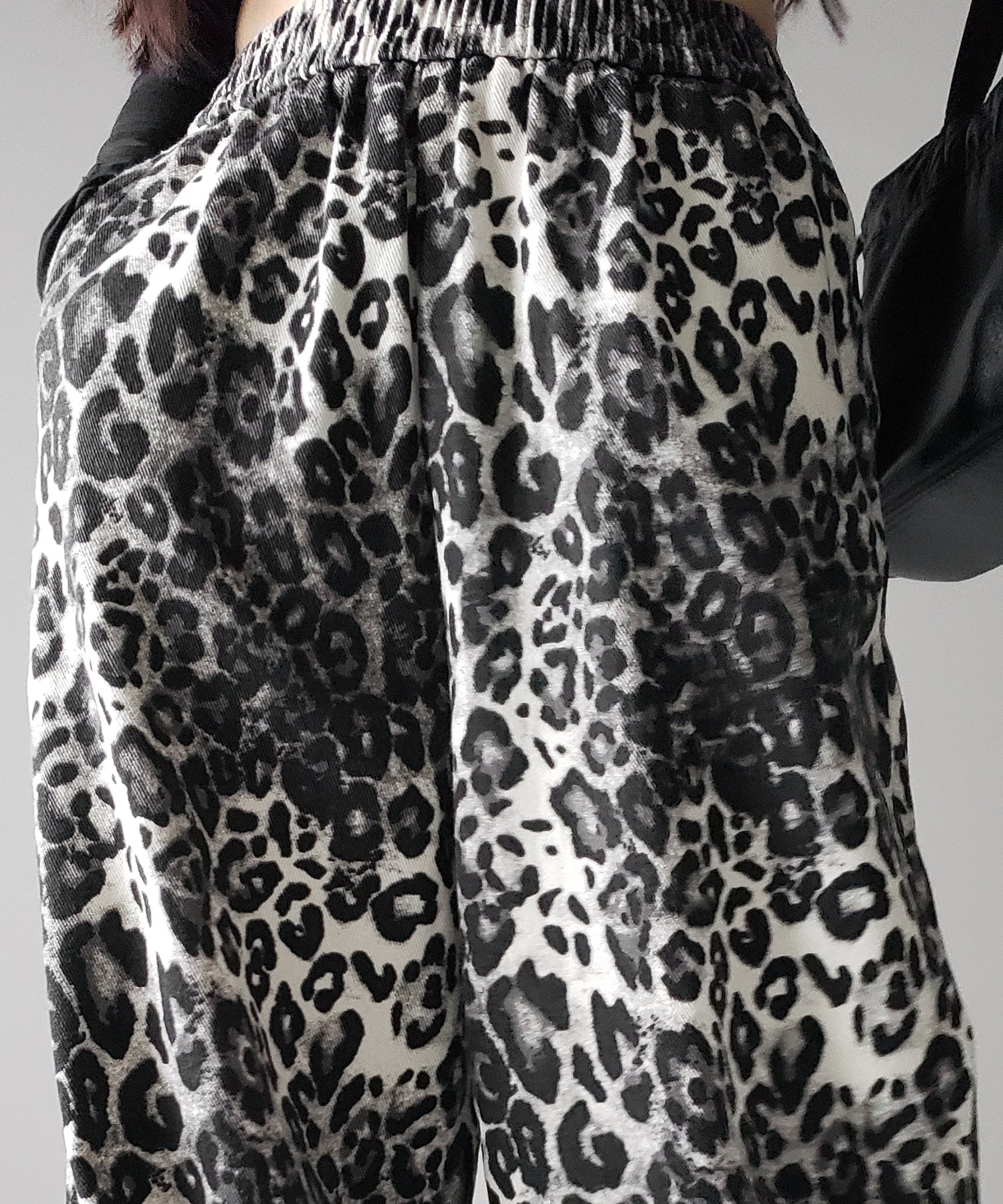 【 2color 】ヴィンテージライクレオパードツイルワイドパンツ / vintage like leopard twill wide pants