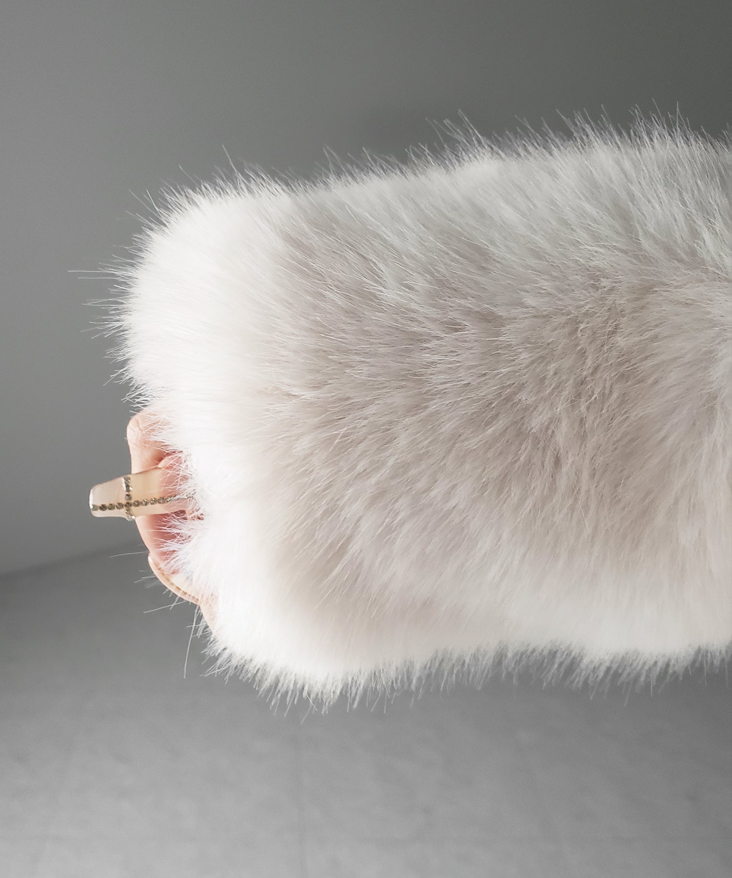 【 2WAY 】ジップアップレザードッキングフェイクファーコート / zip up leather docking fake fur coat