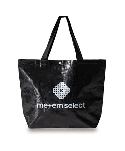 LOGO TARPAULIN SHOPPER BAG BLACK / ロゴターポリンショッパーバッグブラック