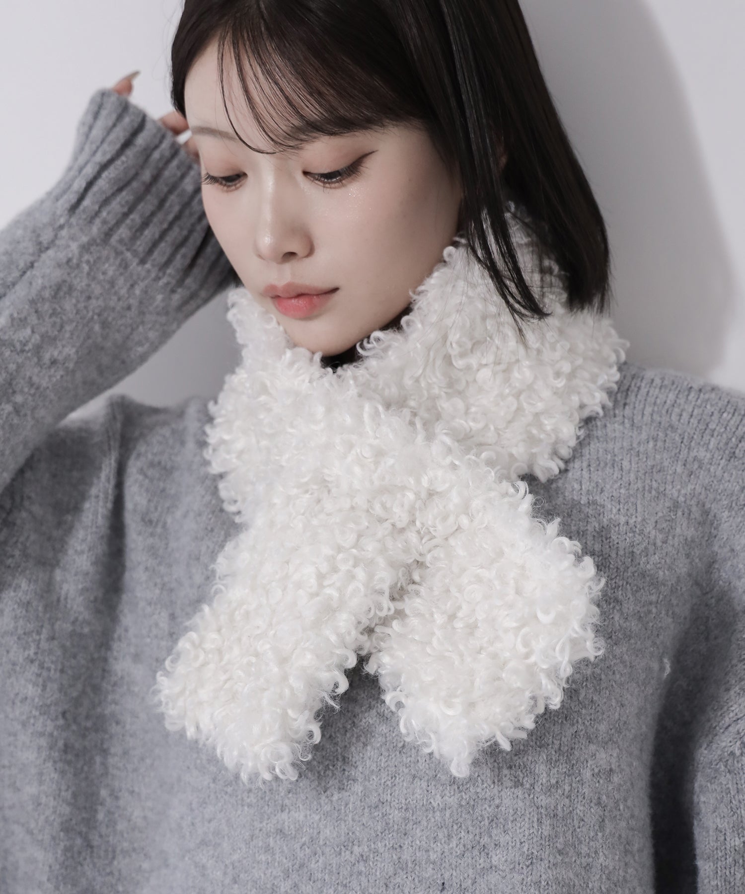 テディボアミニマフラー / teddy boa mini muffler