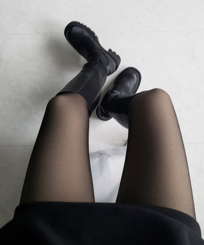 【 220デニール 】あったか裏起毛ストッキングフェイクタイツ