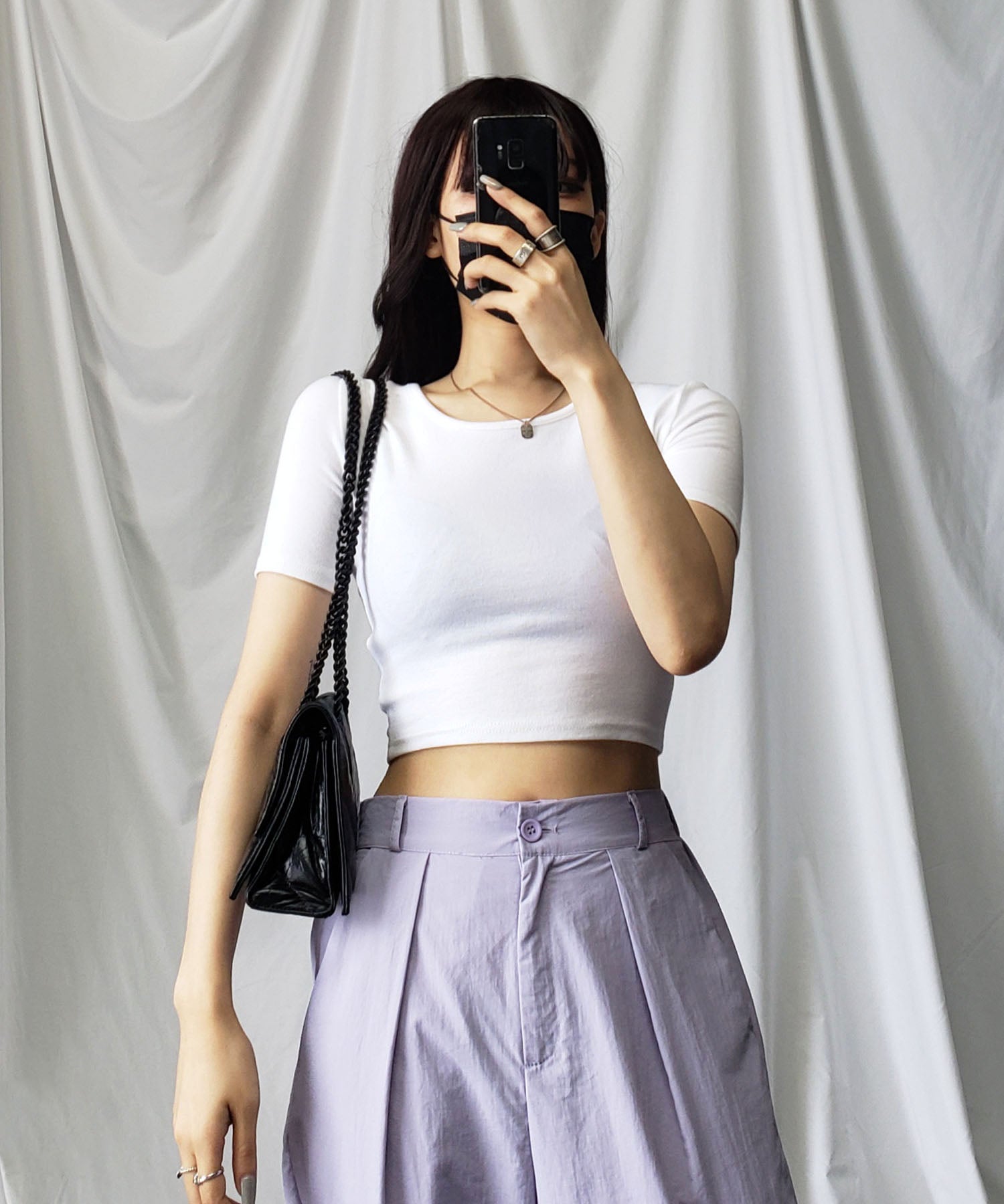 バックストラップショートちびTシャツ