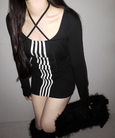 4ラインタイトミニキャミワンピース / 4 line tight mini cami onepiece