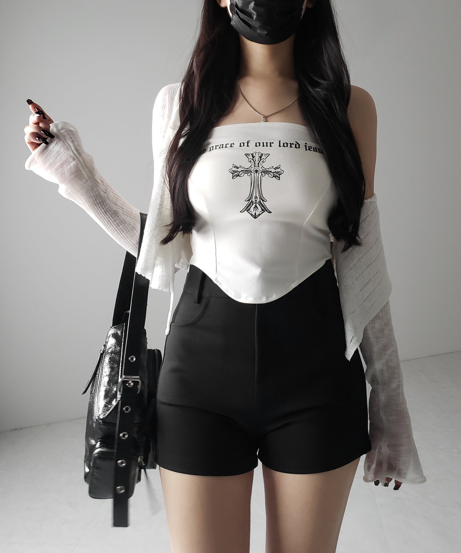 ハイウエストタイトスパンショートパンツ / high waist tight span short pants