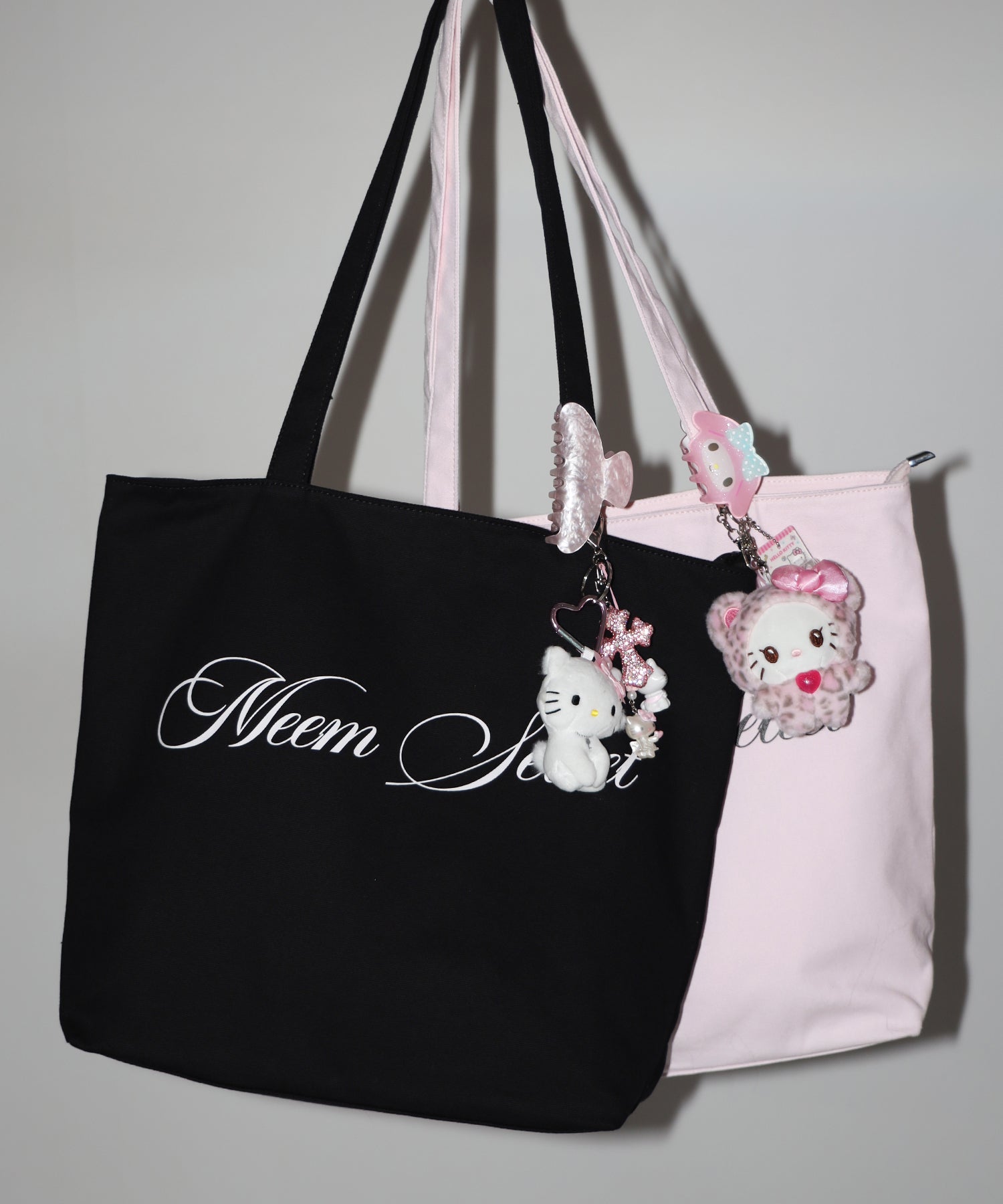 【 2color 】レタリングロゴトートバッグ / lettering logo tote bag
