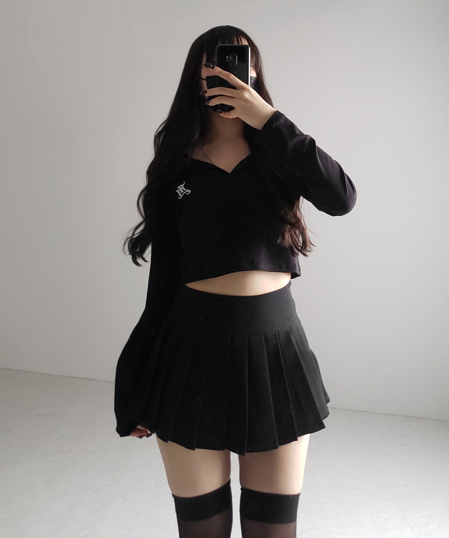 プリーツマイクロミニスカパン / pleated micro mini skirt pants