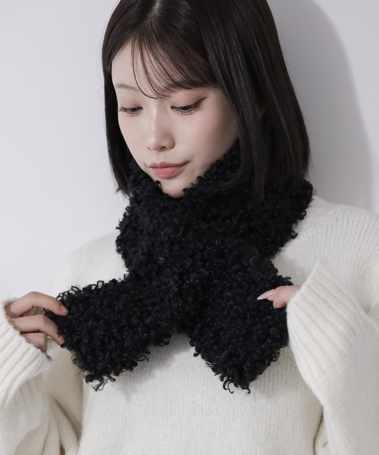 テディボアミニマフラー / teddy boa mini muffler