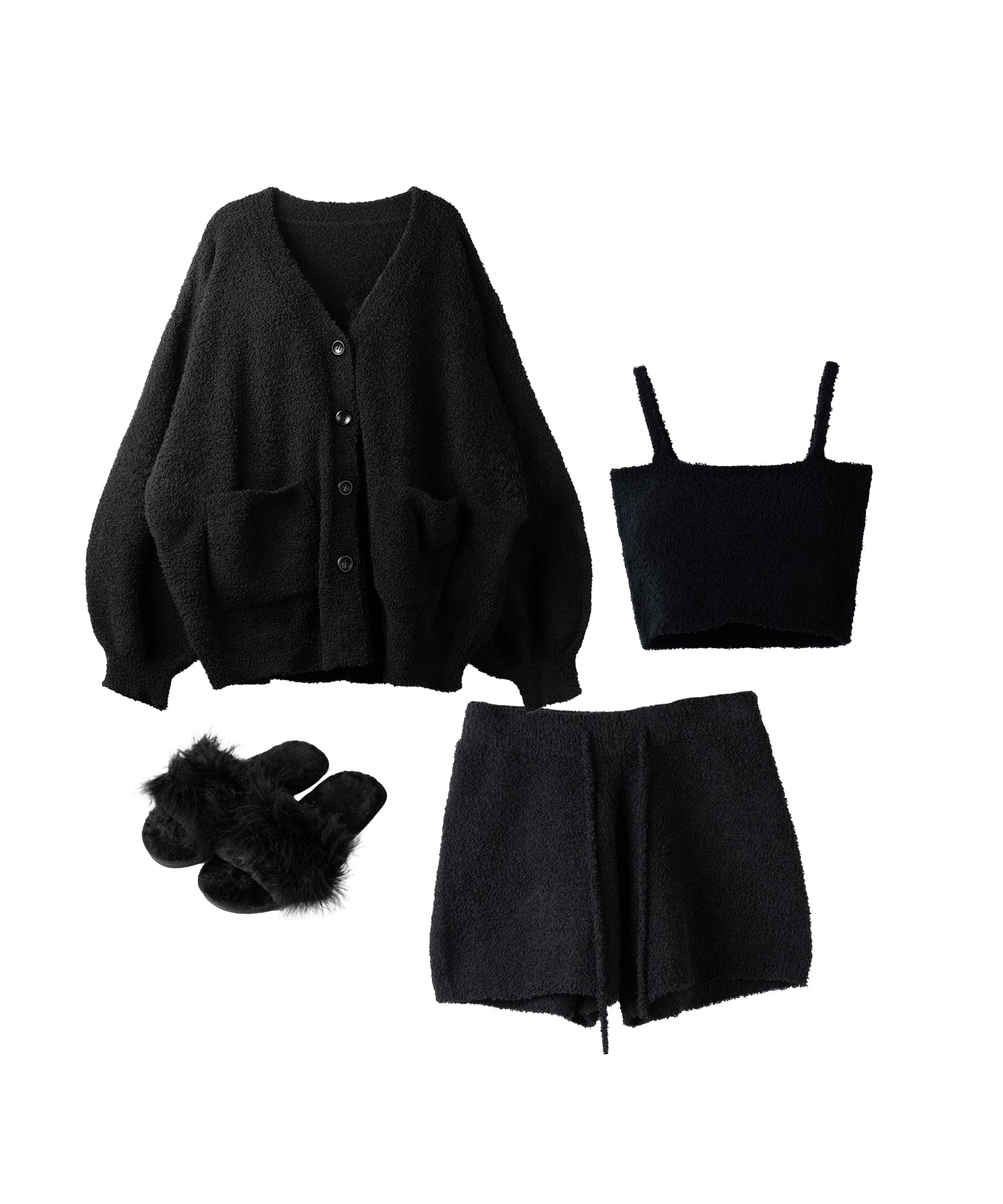 【セットアップ可能 】マシュマロタッチビッグカーディガン / marshmallow touch big cardigan