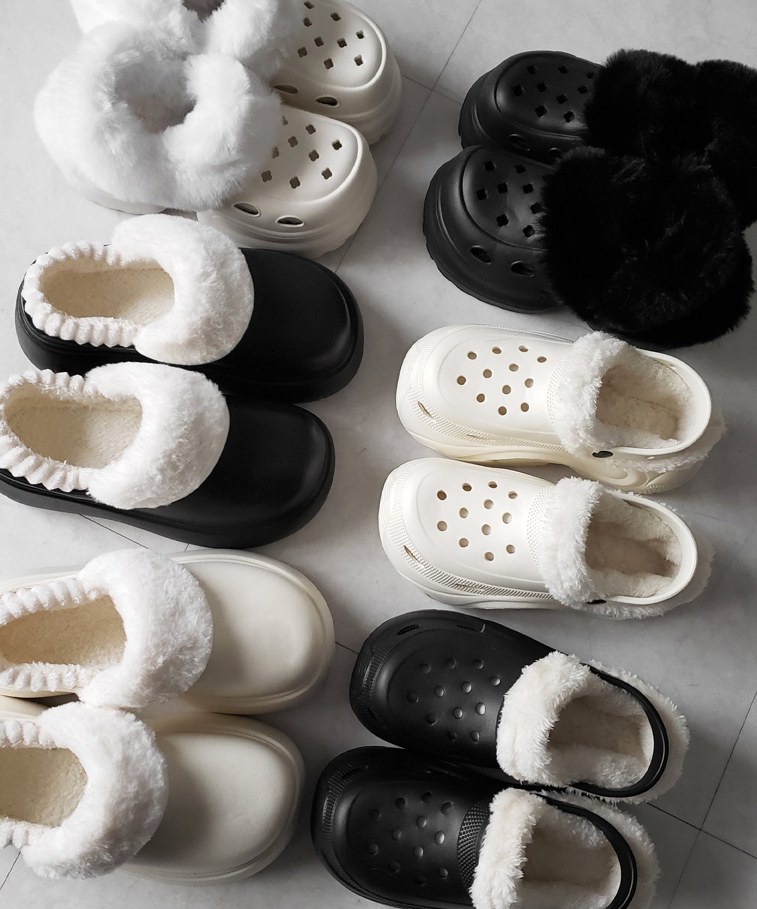 厚底EVAボアサボスリッポン / platform EVA boa sabo slipons