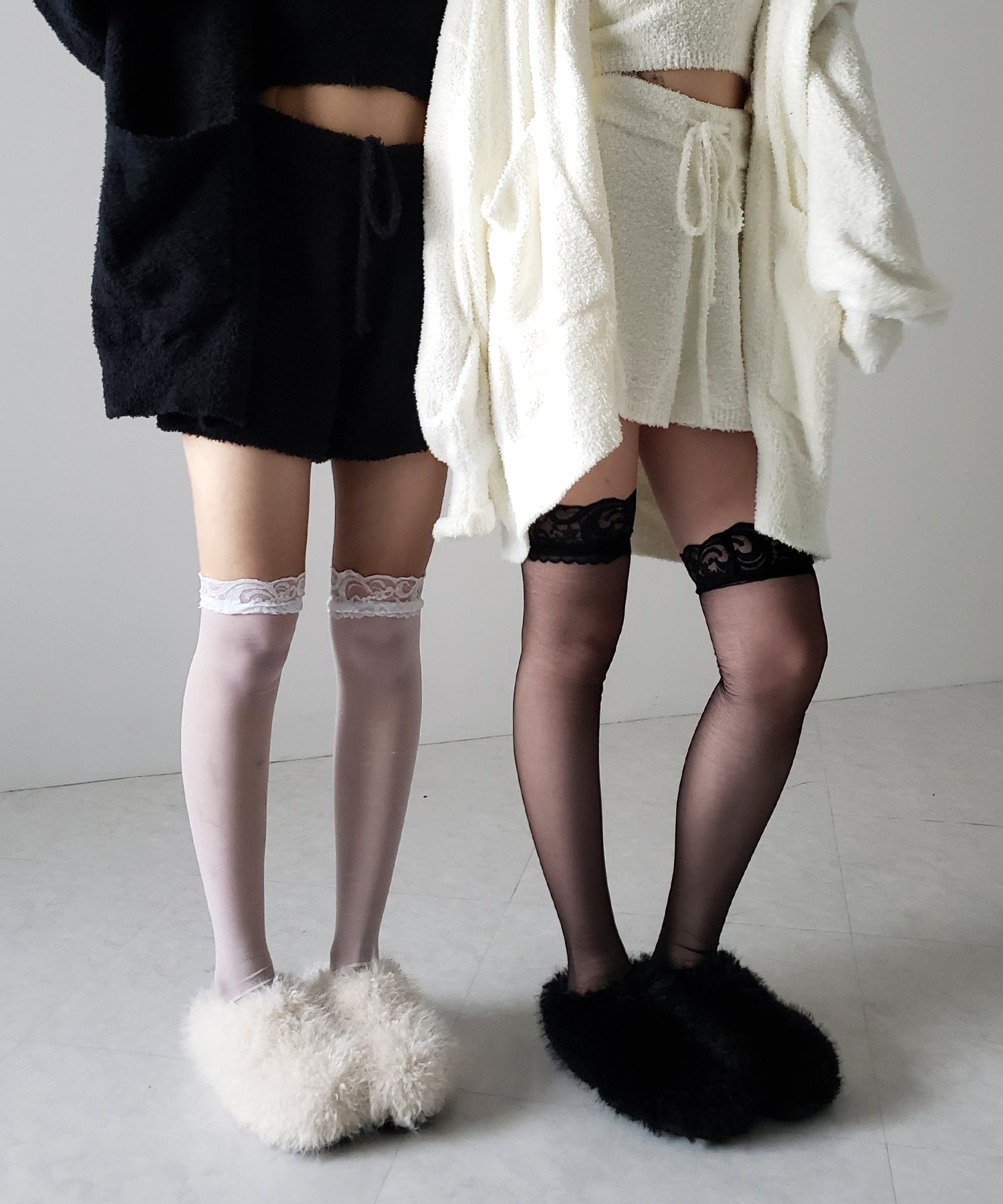 クリンクルフェイクファールームシューズ / crinkle fake fur room shoes