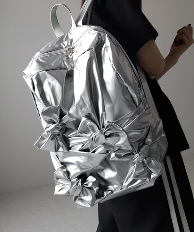 バレエコアリボンバックパック / ballet core ribbon backpack