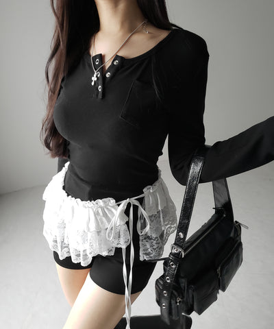 ハイウエストタイトスパンショートパンツ / high waist tight span short pants