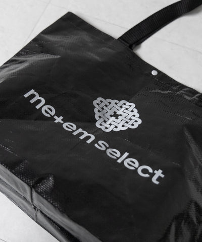 LOGO TARPAULIN SHOPPER BAG BLACK / ロゴターポリンショッパーバッグブラック