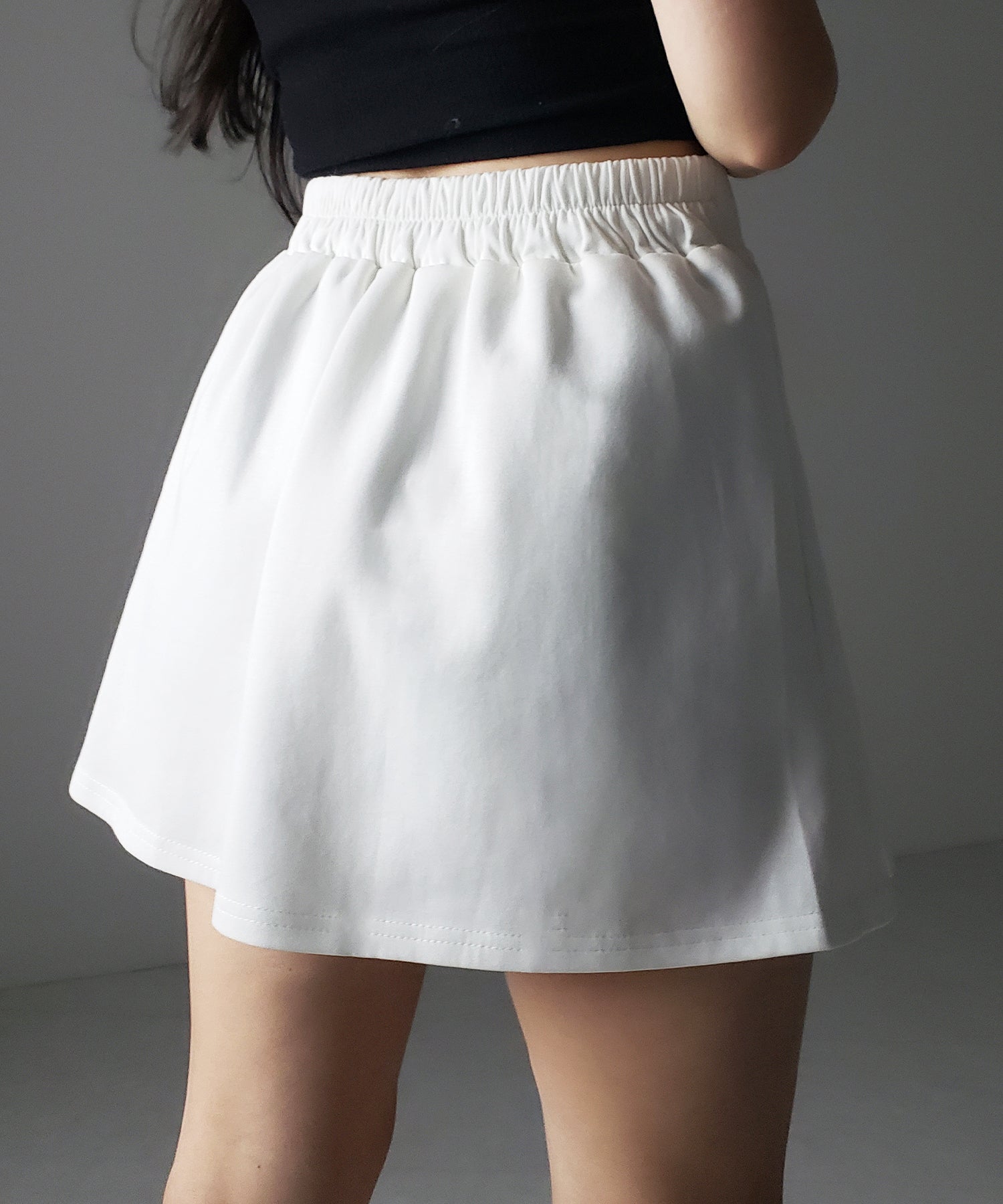 【 セットアップ 】オーバーサイズ半袖Tシャツ+プリーツミニスカート SET /( SETUP ) oversize shortsleeve Tee + pleated mini skirt SET