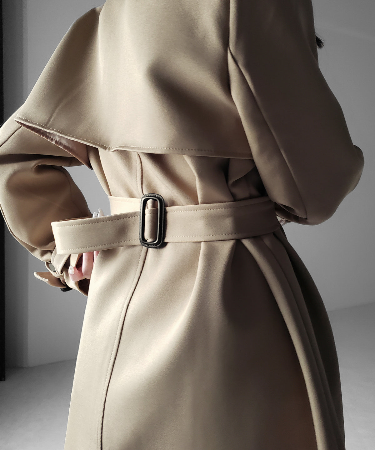 ウエストマークレディロングトレンチコート / waistmark lady long trench coat
