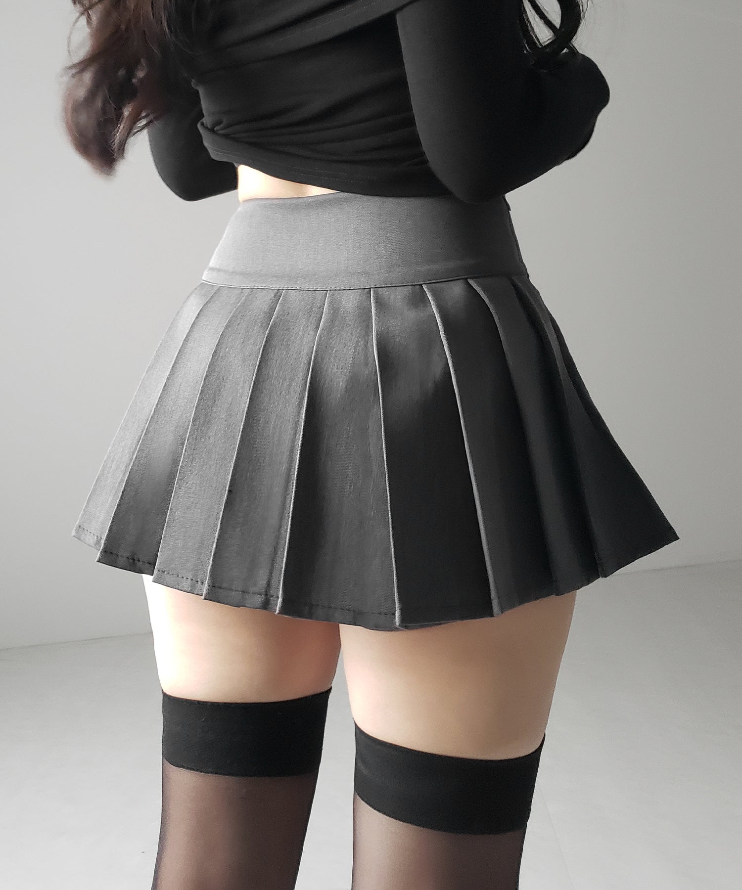 プリーツマイクロミニスカパン / pleated micro mini skirt pants