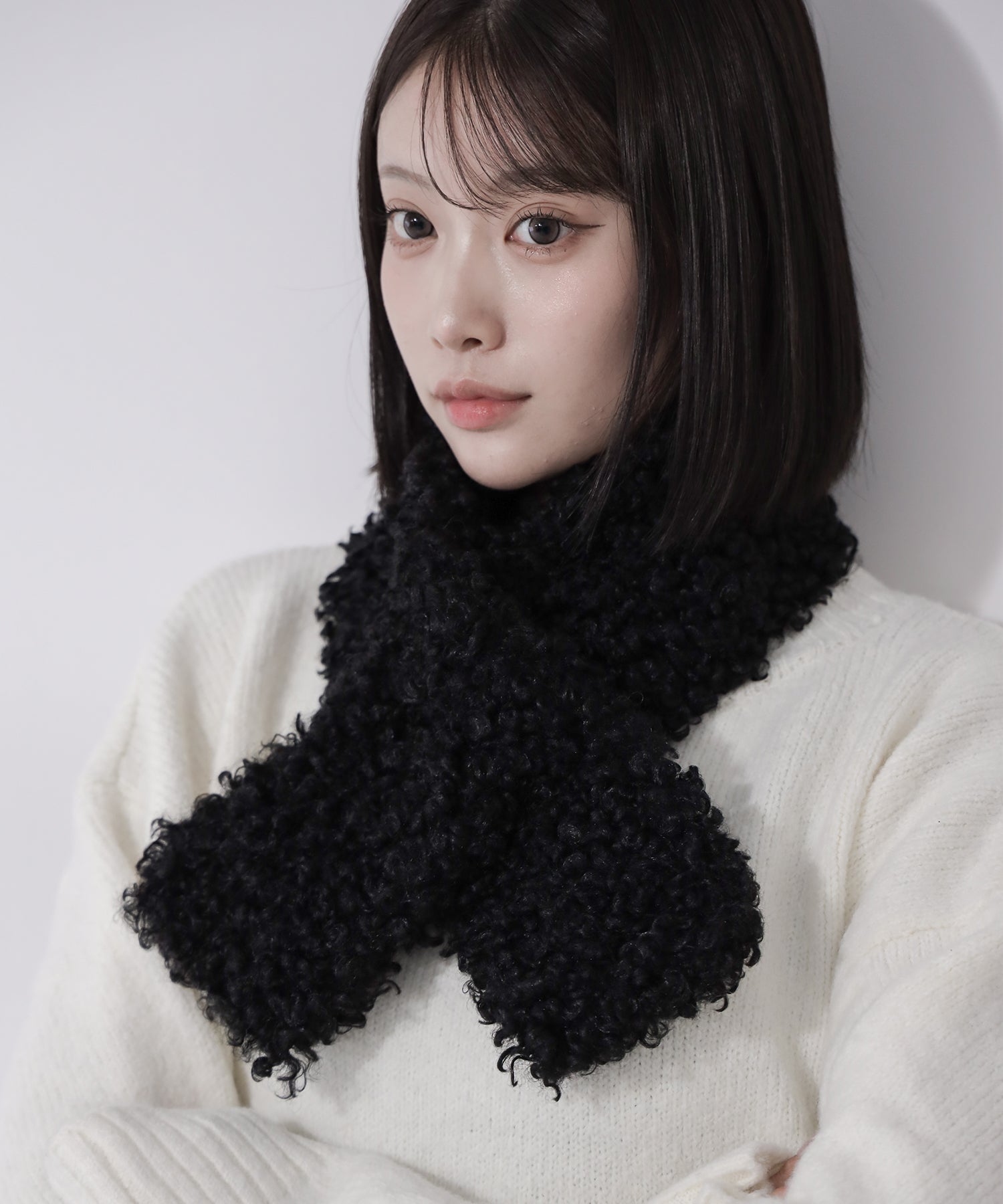 テディボアミニマフラー / teddy boa mini muffler