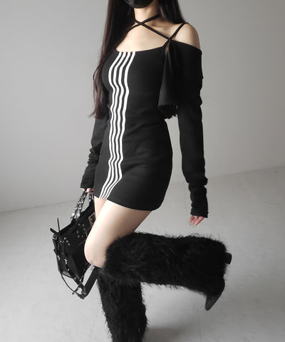 4ラインタイトミニキャミワンピース / 4 line tight mini cami onepiece