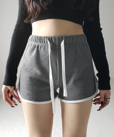 サイドラインパイピングスウェットショートパンツ / sideline piping sweat short pants