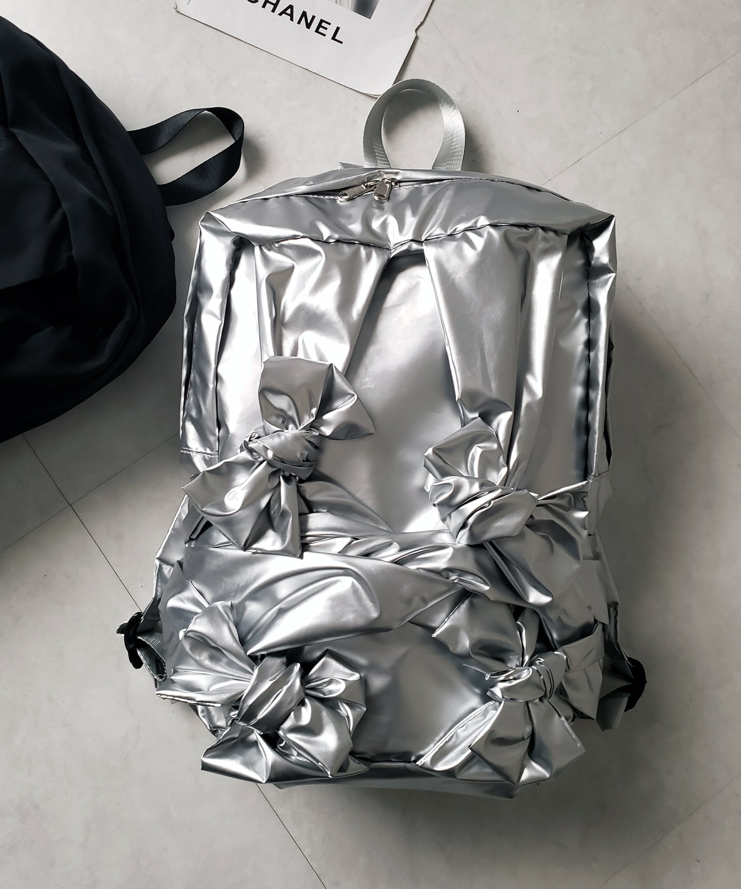 バレエコアリボンバックパック / ballet core ribbon backpack