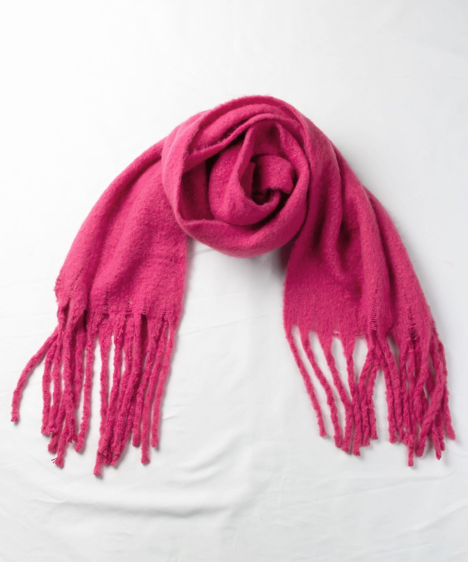 【30色展開 】ふわふわフリンジボリュームマフラー