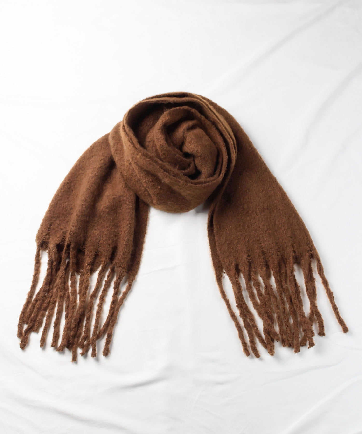 【30色展開 】ふわふわフリンジボリュームマフラー