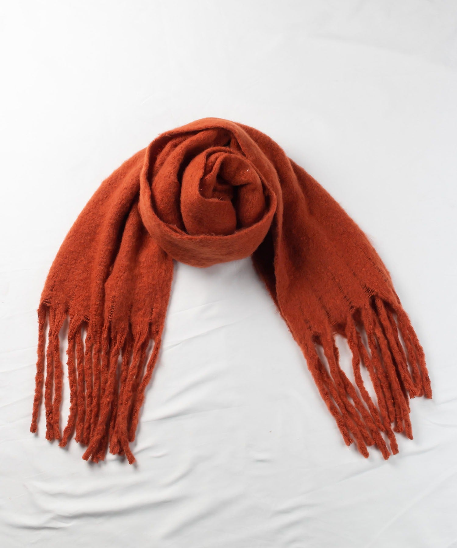 【30色展開 】ふわふわフリンジボリュームマフラー