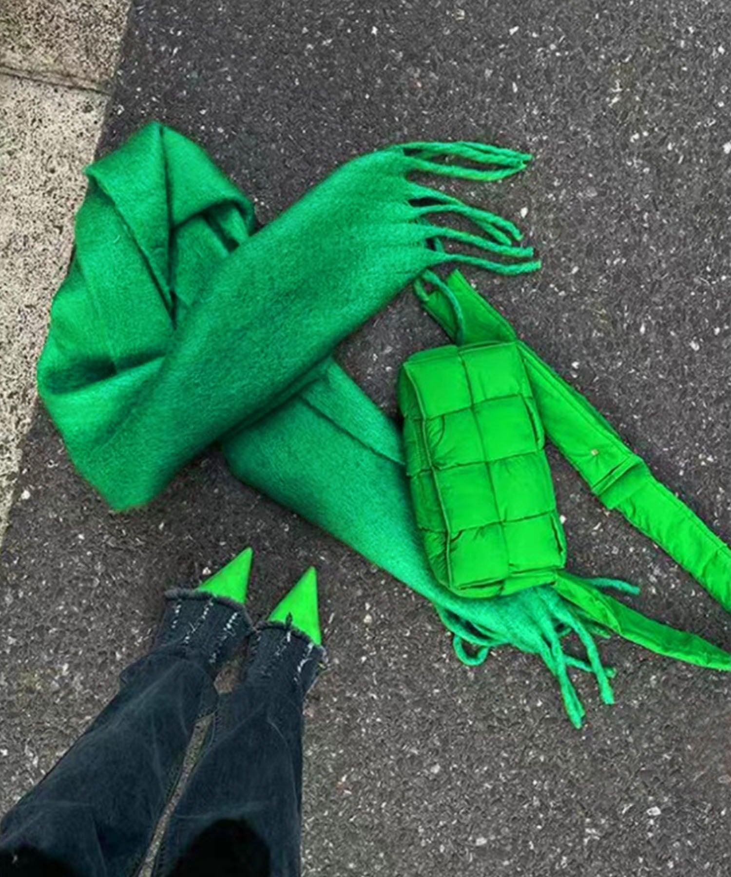 【30色展開 】ふわふわフリンジボリュームマフラー