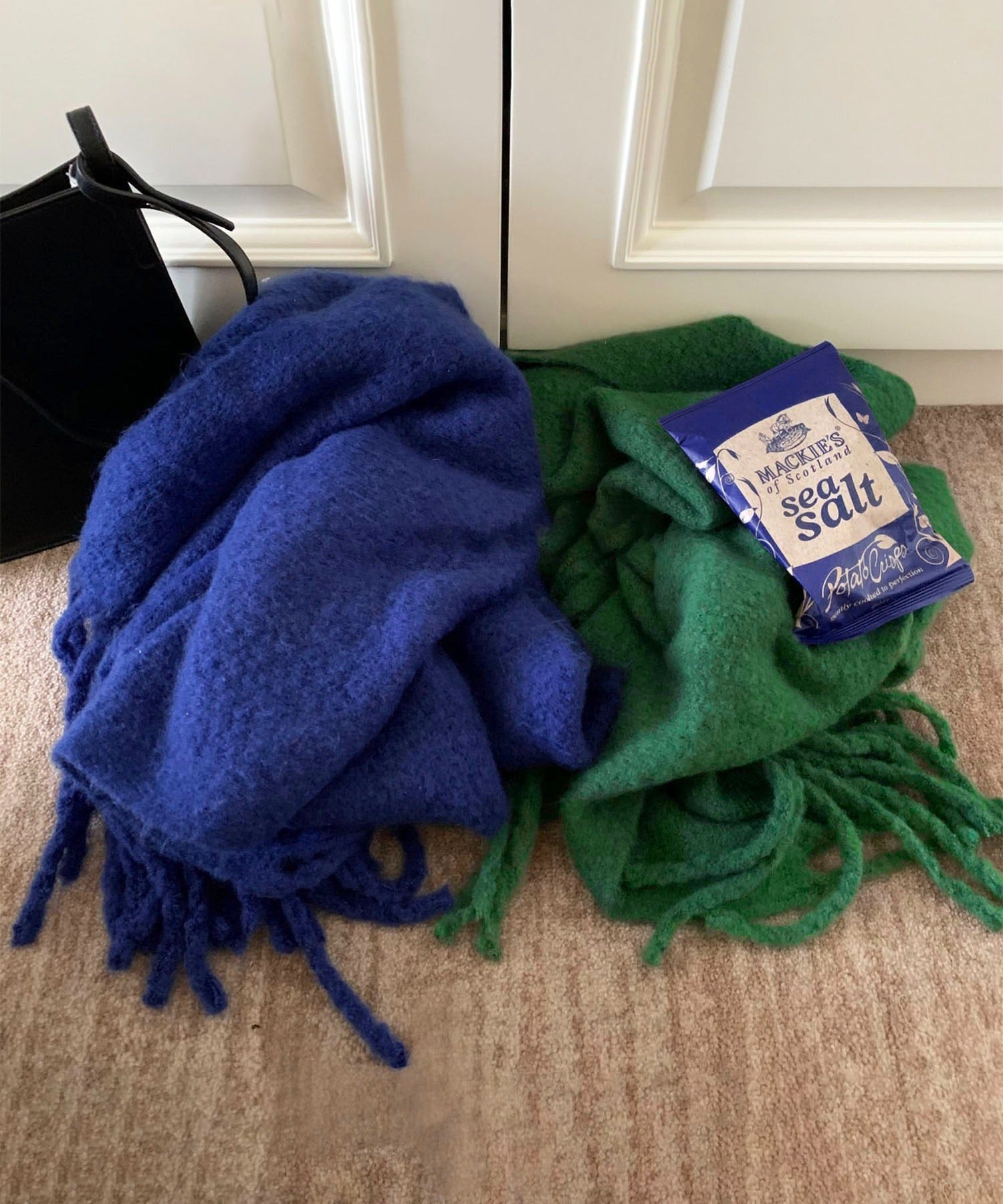 【30色展開 】ふわふわフリンジボリュームマフラー