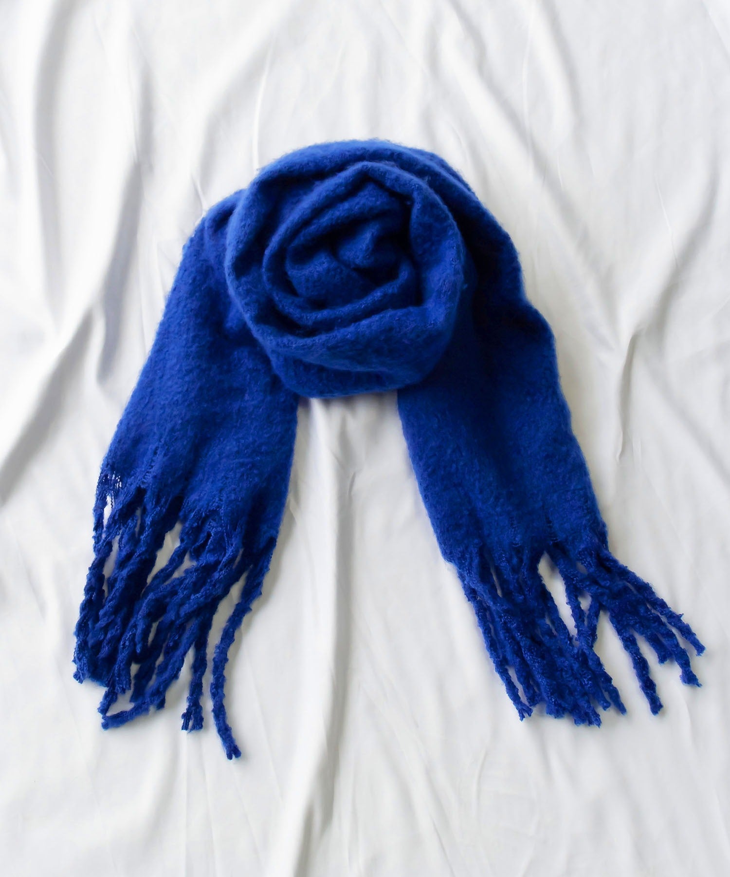 【30色展開 】ふわふわフリンジボリュームマフラー