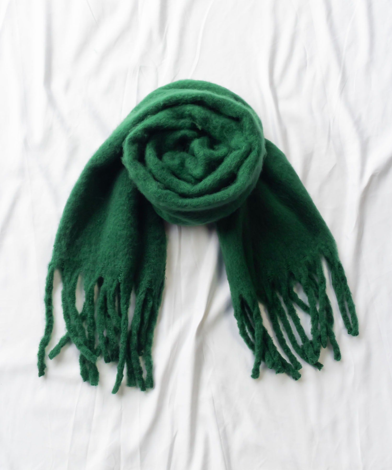 【30色展開 】ふわふわフリンジボリュームマフラー