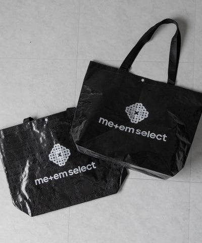 LOGO TARPAULIN SHOPPER BAG BLACK / ロゴターポリンショッパーバッグブラック