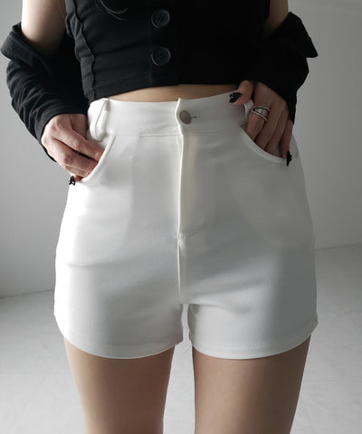 ハイウエストタイトスパンショートパンツ / high waist tight span short pants