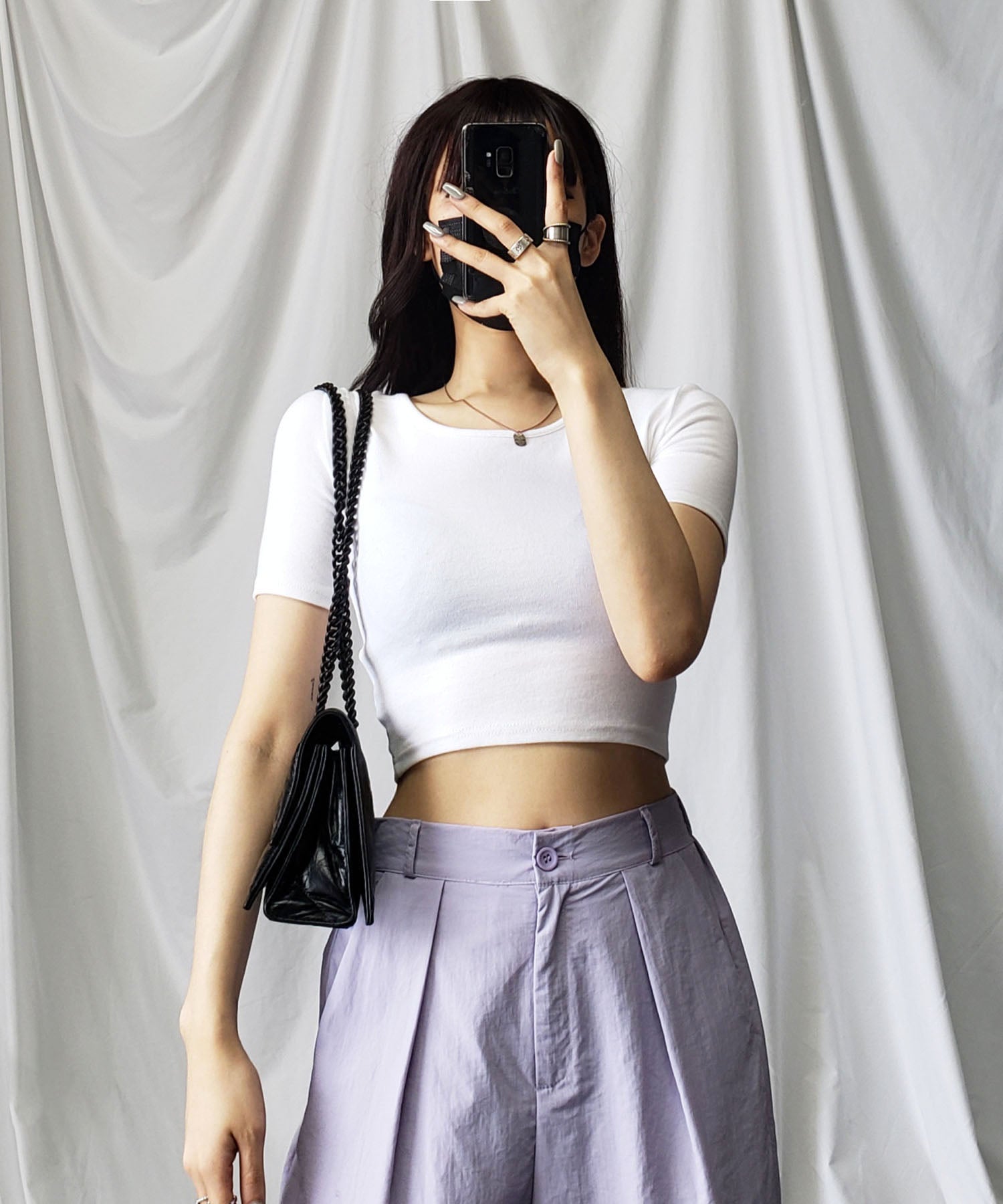 バックストラップショートちびTシャツ
