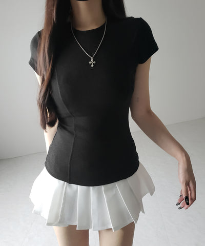 スーパーフィットスリムラインTシャツ / super fit slim line T-shirt