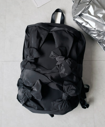 バレエコアリボンバックパック / ballet core ribbon backpack