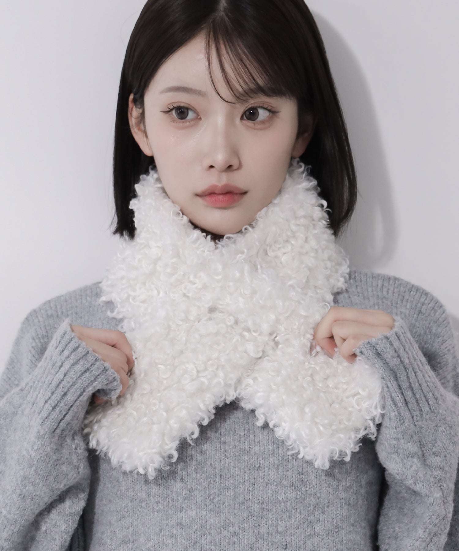 テディボアミニマフラー / teddy boa mini muffler