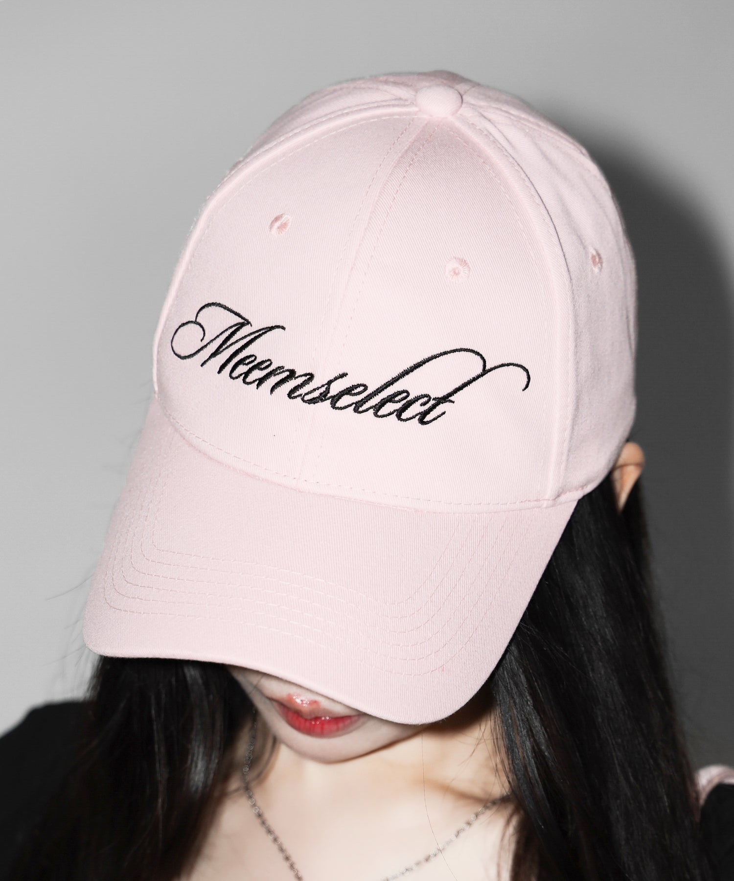 【 PINK ANGEL CLUB 】lettering LOGO embroidery CAP / レタリングロゴ刺繍キャップ