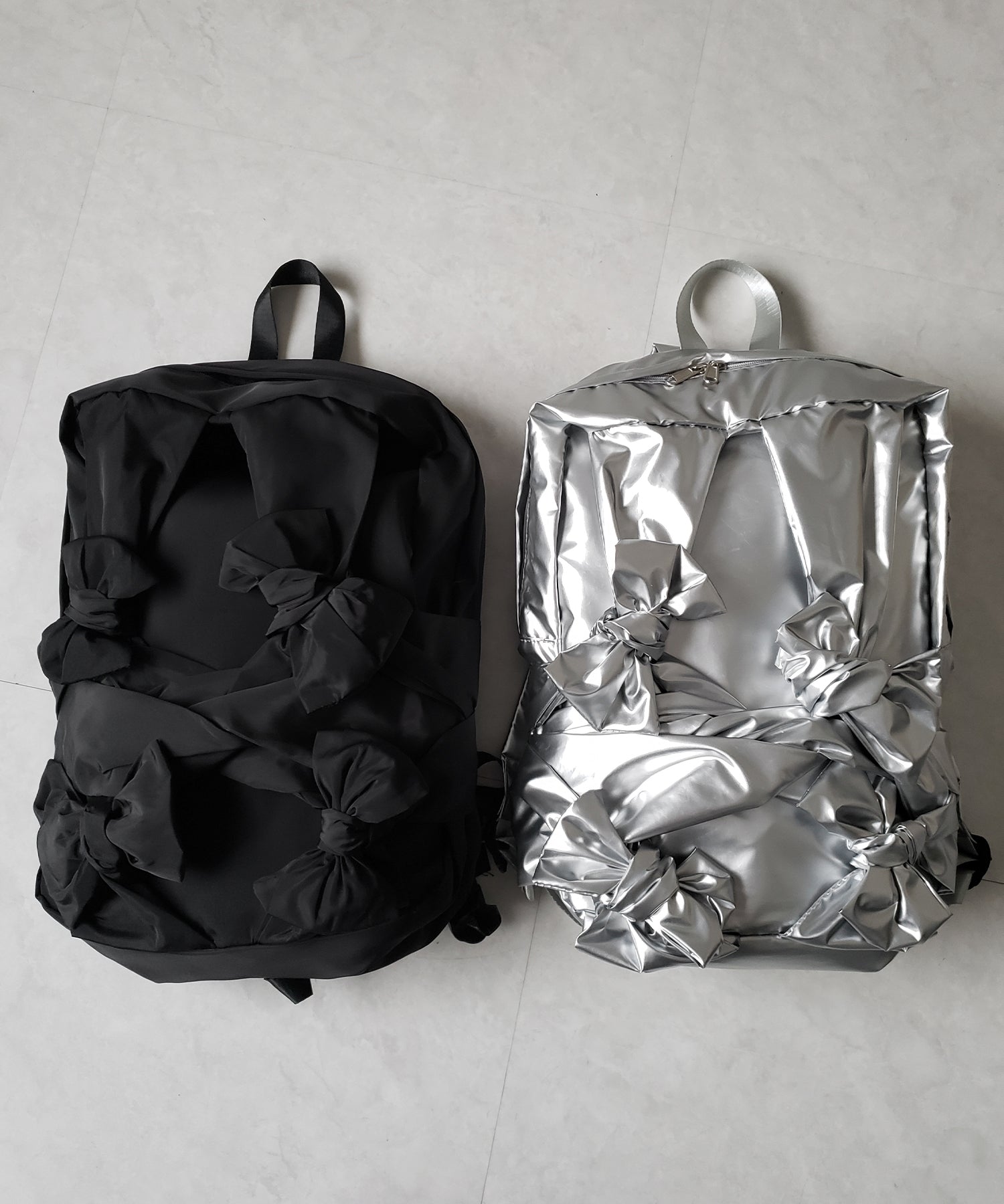 バレエコアリボンバックパック / ballet core ribbon backpack